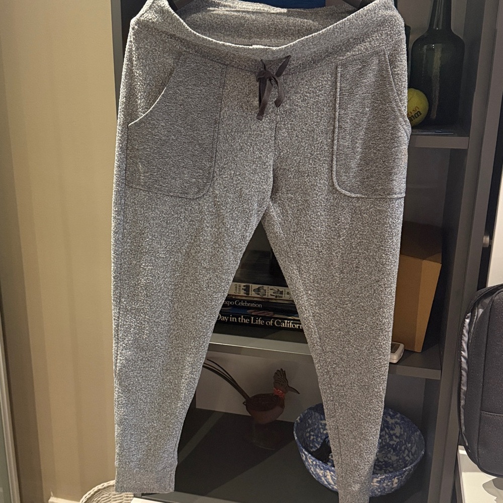 Balance Collection Light Gray Speckled Joggers